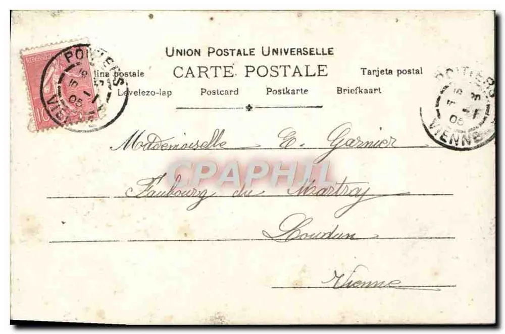 Ela de Mendes — portrait en buste — éditeur Rewlinger, Paris - Rückseite