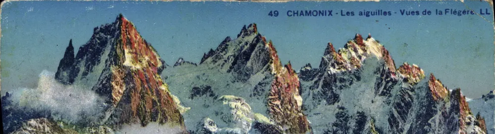 Chamonix - Les aiguilles - Vues de la Flégère - LL - Recto