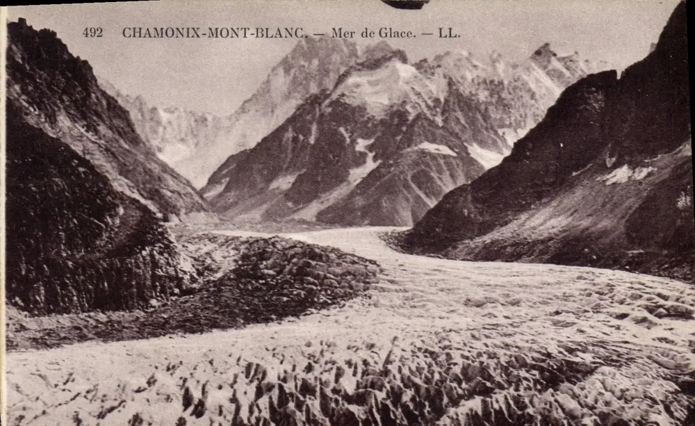 Chamonix-Mont-Blanc — Mer de Glace — LL. — N° 492 - Frente