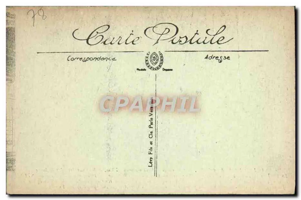 Galerie des Glaces au Palais de Versailles — édition Lévy Frères, Paris - Verso