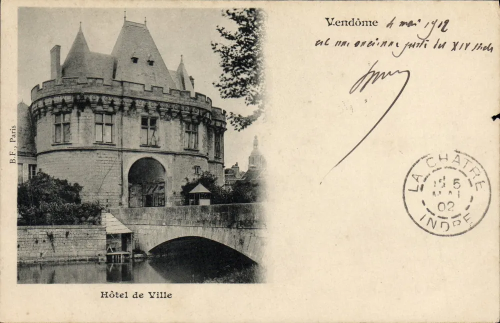 Hôtel de Ville — Vendôme — B.F. Paris - Voorkant