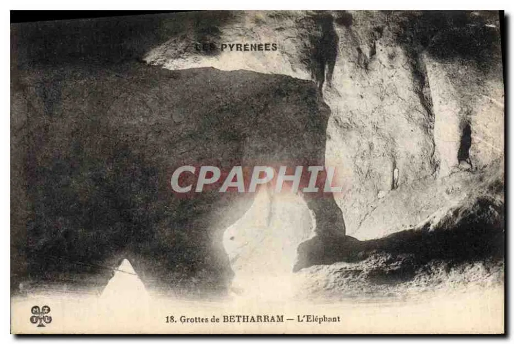 Grutas de BETHARRAM — O Elefante — Os Pirineus - Frente