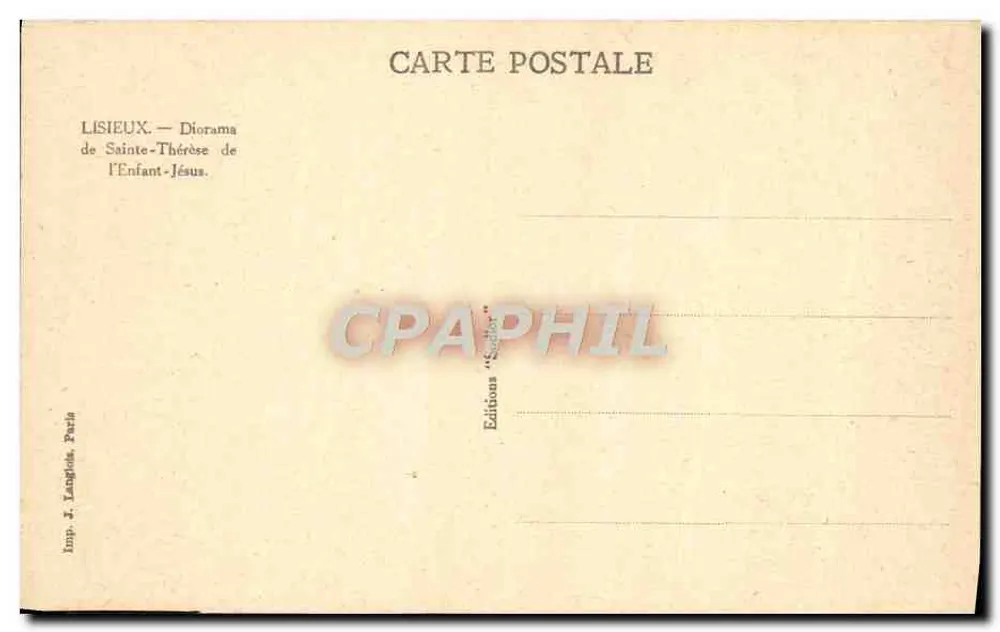 Nascimento — Cena 1 — Nascimento. — Edições J. Langlois, Paris - Verso