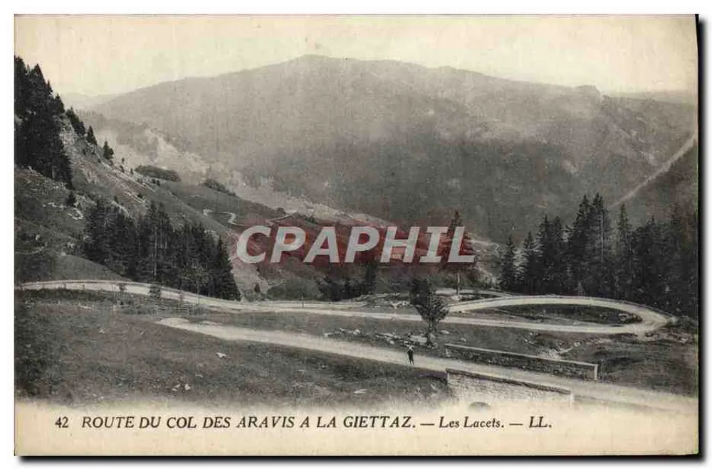 Route des Col des Aravis nach Giettaz — Die Schleifen — LL - Vorderseite