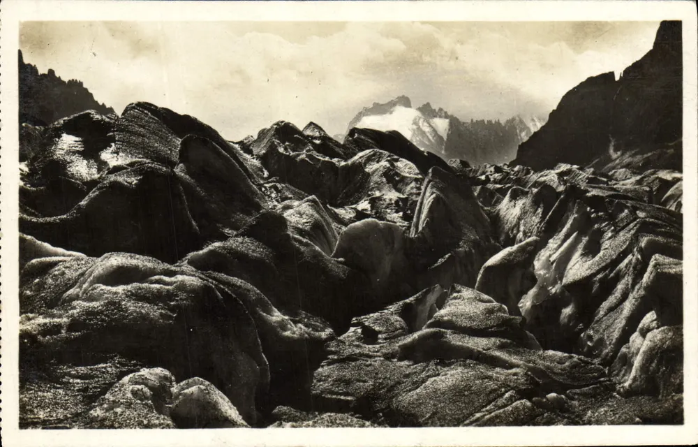 Chamonix — Mer de Glace. Die Großen Wellen. LL. - Vorderseite