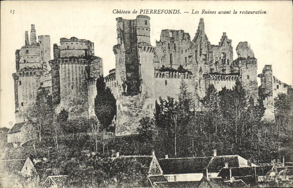 Château de PIERREFONDS — Les Ruines avant la restauration — n°15 - Recto