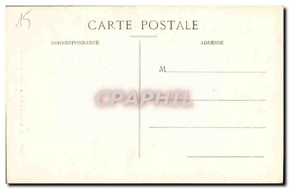 Cantal — 30. Vic-sur-Cère — Cachoeira da Roucrole — Germain Malroux, Civette, editor, Aurillac - Verso