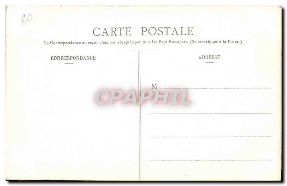 Amiens - Kathedrale, Portal Saint Firmin (rechter Seite) — L. Caron, Foto-Verlag, Amiens, Nr. 181 - Rückseite
