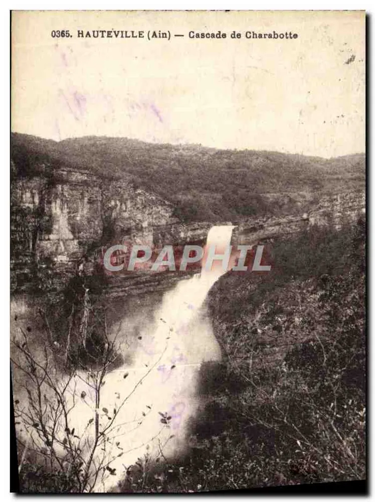 Hauteville (Ain) — Waterval van Charabotte — Uitgave ABEEM - Voorkant