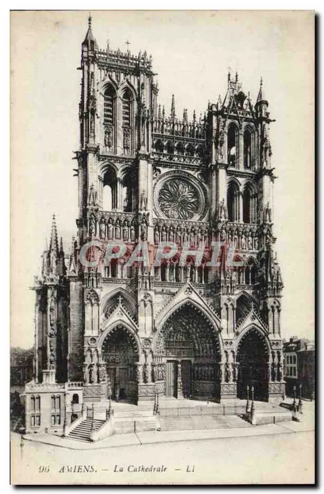 Amiens — A Catedral — L1 - Frente
