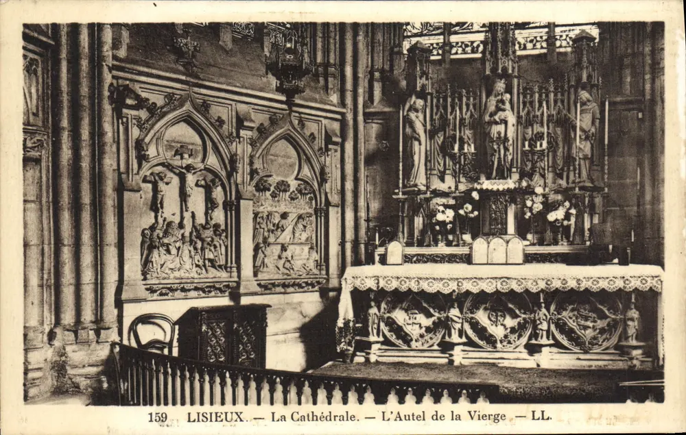 Lisieux — Die Kathedrale — Der Altar der Jungfrau — LL. — N° 159 - Vorderseite