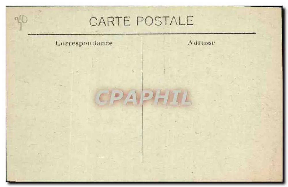 Nîmes — Der Garten der Fontaine — A.R. - Rückseite