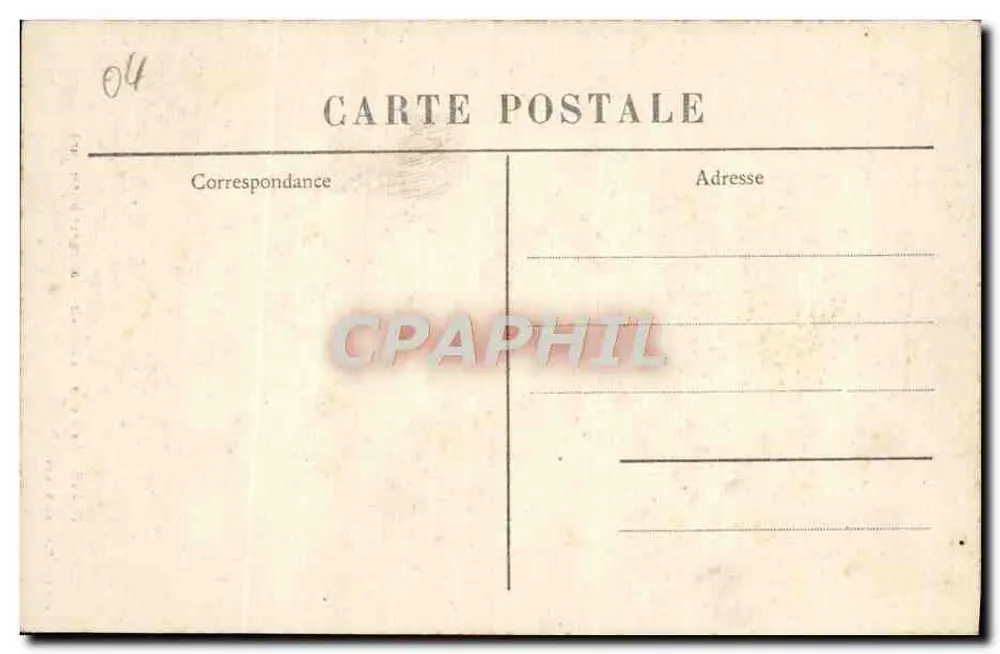 Digne - A antiga Catedral (Monumento histórico) — Livraria-Papelaria M. Autric - Verso