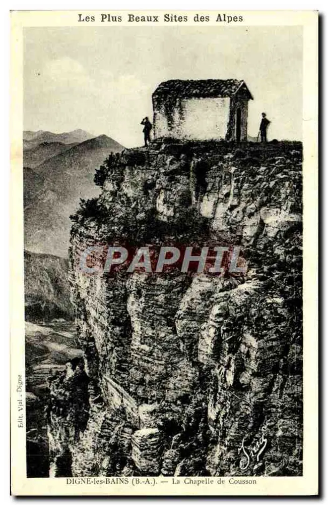 Digne-les-Bains — A Capela de Cousson — Editor Vial-Digae - Frente