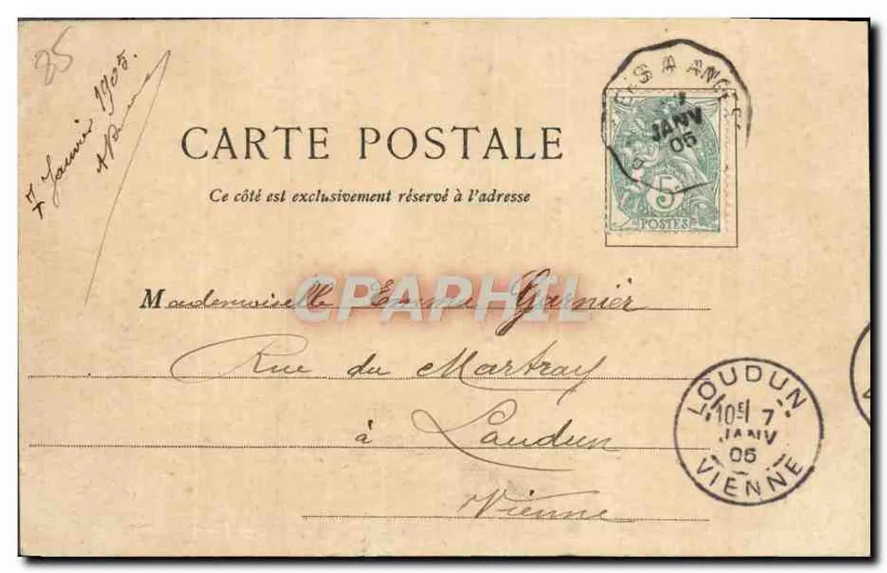 Boulogne — Saal der Feierlichkeiten — Unbekannter Verlag, Nr. 10 - Rückseite