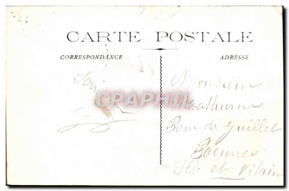 Marseille - Die Kathedrale und die Bastille — unbekannter Verleger, n° 115 - Rückseite