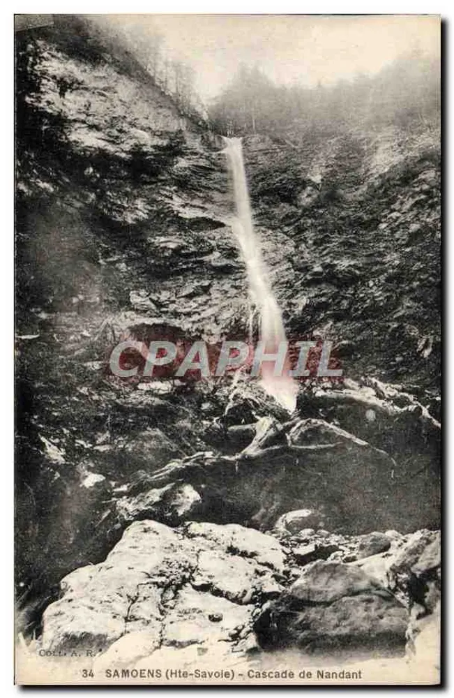 Samoens (Haute-Savoie) – Cachoeira de Nandant — Coll. A. R., n° 34 - Frente