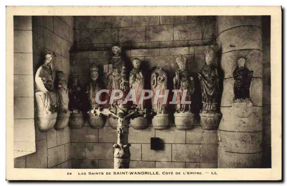 Os Santos de Saint-Wandrille, lado da Epístola — LL, n°59 - Frente