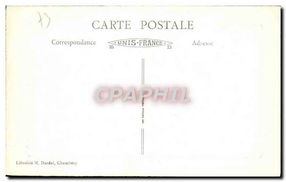 Chambéry - Portale Saint-Dominique, Eingang zum Schloss — Savoy — Nr. 57 - Rückseite