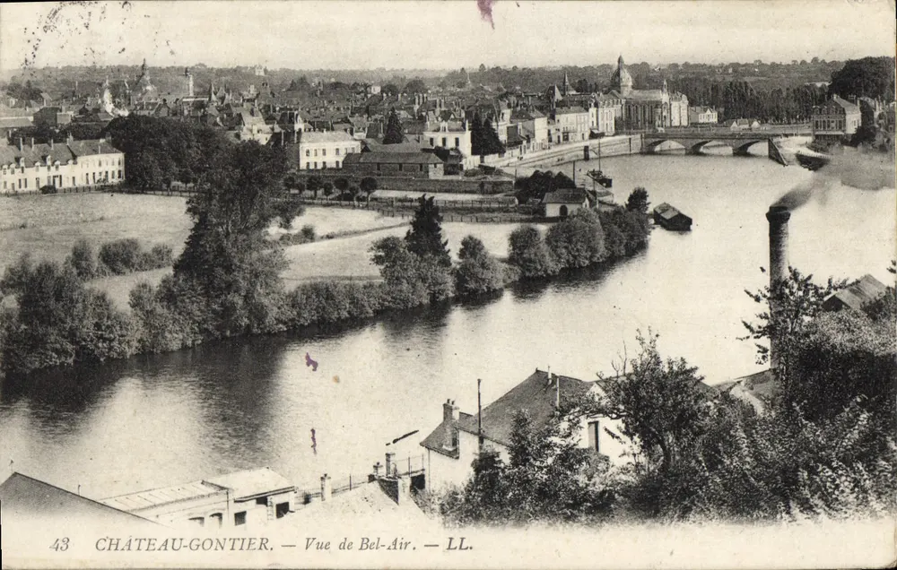Château-Gaontier — Vue de Bel-Air — LL. - Recto