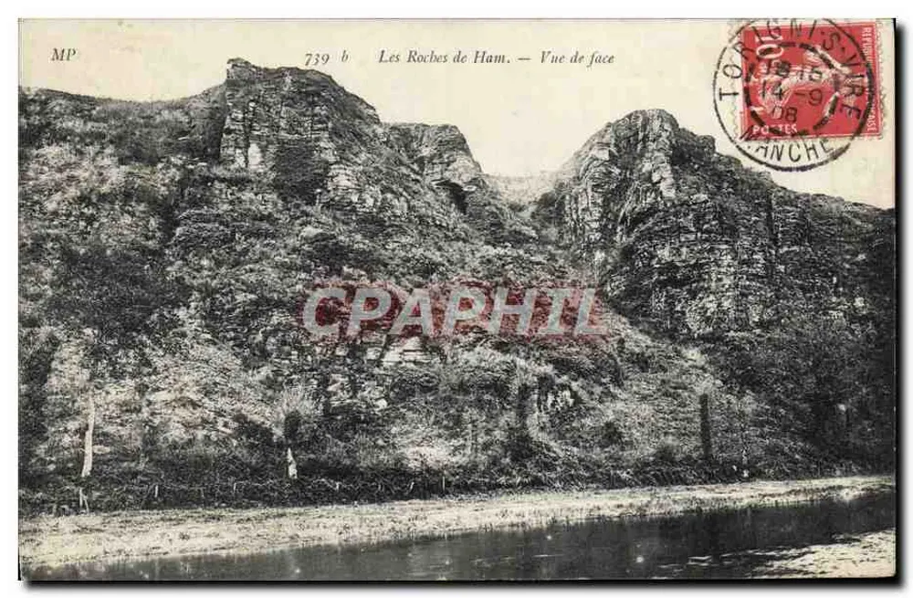 Les Roches de Ham — Vista frontal — MP 739 b - Frente