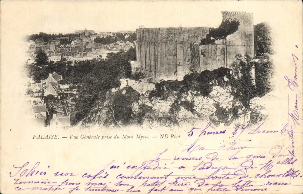 Falaise — Vue Générale prise du Mont Myra — ND Phot - Recto
