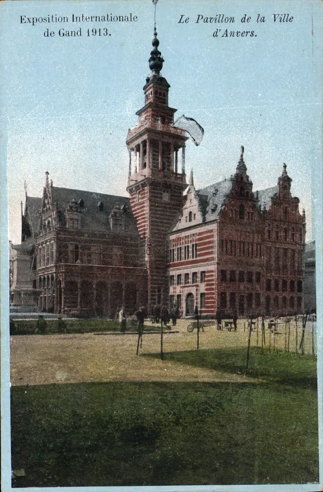 Internationale Ausstellung von Gent 1913 — Das Pavillon der Stadt Antwerpen — Verlag nicht sichtbar - Vorderseite