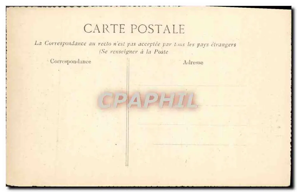 Le château de Meudon — vue du côté du jardin — Lamperrière, Éditeur à Meudon, n°1 - Verso