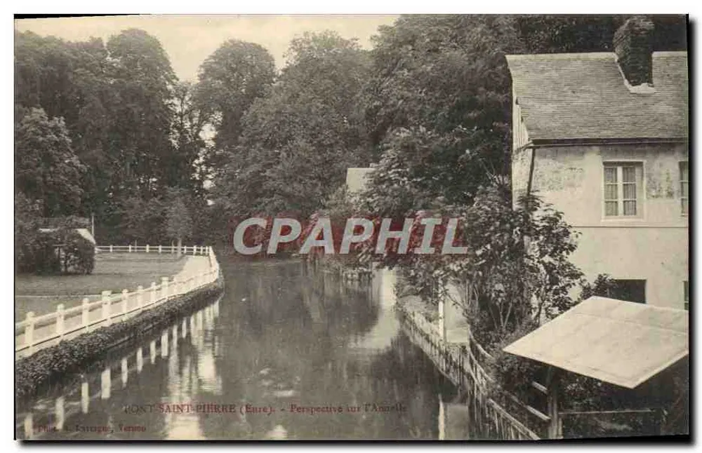 Pont-Saint-Pierre (Entre) - Perspectief op de Annelle - Voorkant