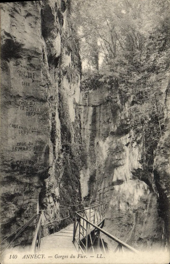 Gorges do Fier — Anney — LL. — n°140 - Frente