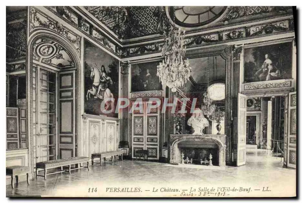 Versailles — Le Château. La Salle de l'Œil-de-Bœuf — LL. N° 114 - Recto