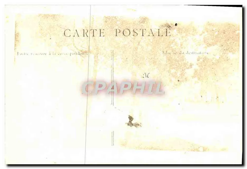 Le Port — Porto de pesca com vários barcos — Carte postale - Verso