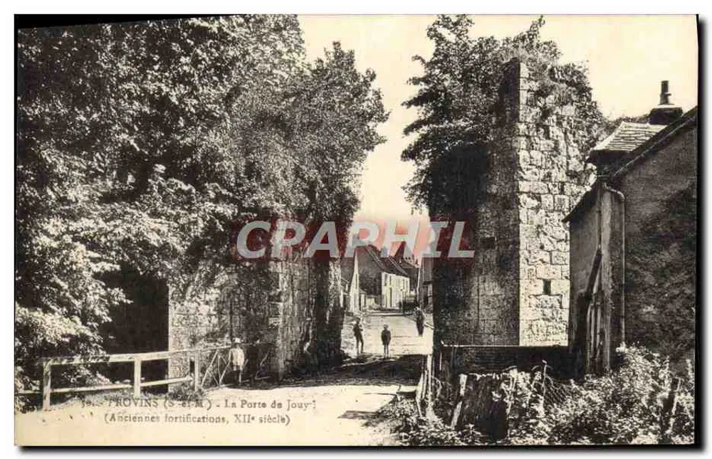 Provins (S.-et-M.) - La Porte de Jouy - Alte Befestigungen, 12. Jahrhundert - Vorderseite