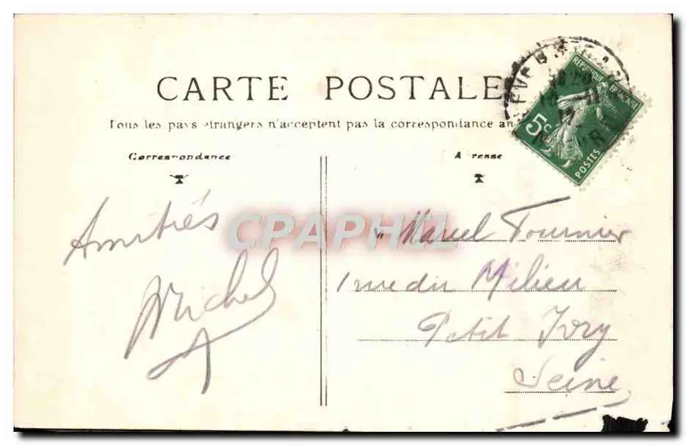 Nevers — Vista geral — G. Guerrot, editor - Verso