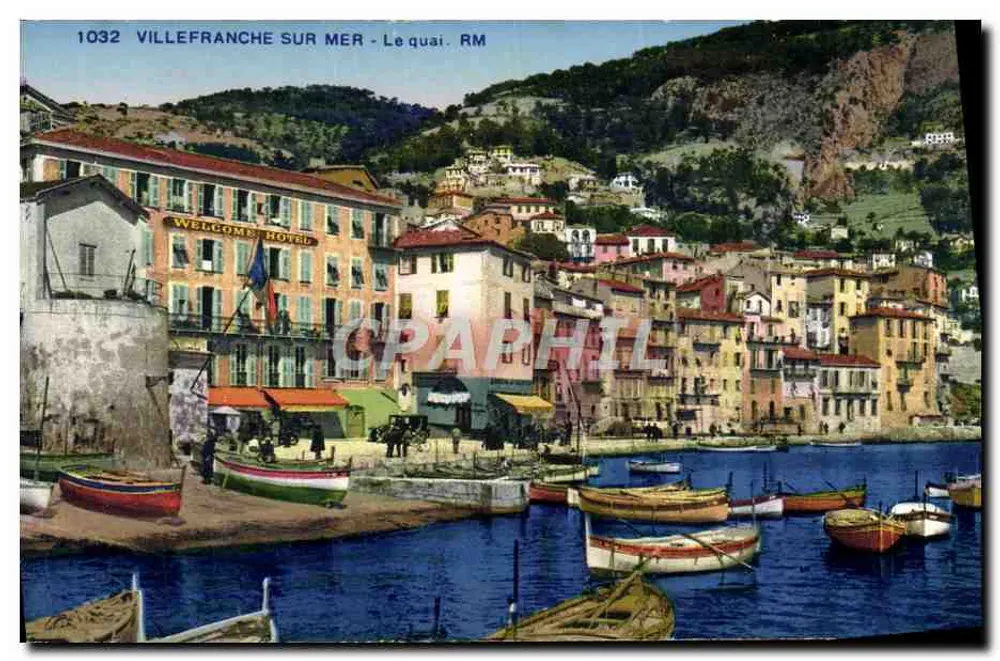 Villefranche-sur-Mer — Le quai — RM, éditeur RM, n° de série 1032 - Recto