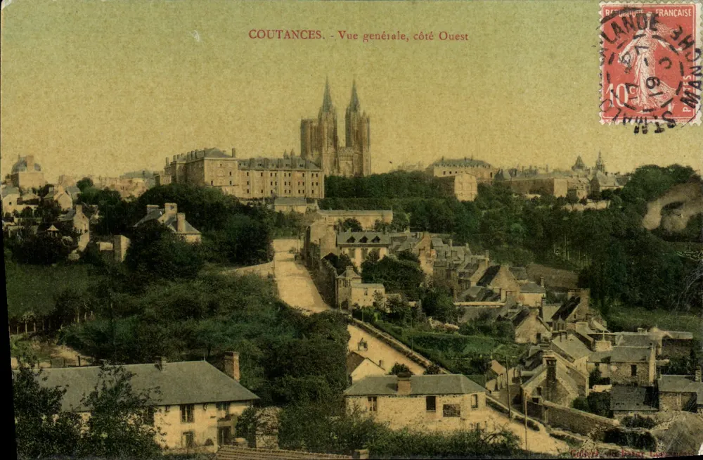 Coutances - Vista geral, lado Oeste — editor Lanné Jolivet, número de série não visível - Frente