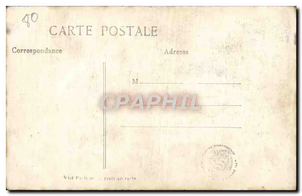 Moreuil, Somme — Vista della Chiesa — L.C.H. Paris, n°347 - Verso