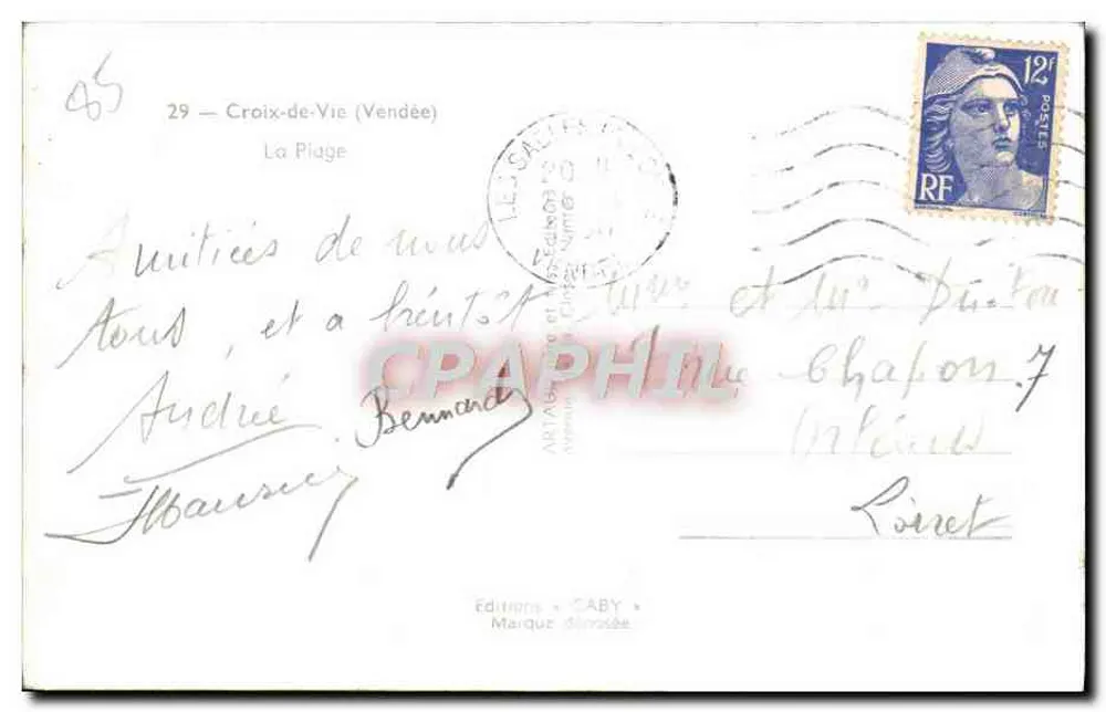 Zabawna plaża — Croix-de-Vie (Vendée) — Wydawnictwo CABY - Rewers