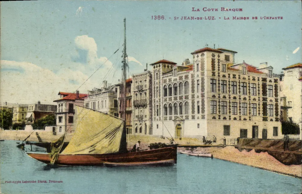 St Jean-de-Luz — La Maison de l'Infante — Phototype Labouche frères, Toulouse - Recto