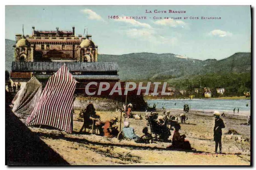 Hendaye - Canto da Praia e Costa Espanhola — La Côte Basque, n°1465 - Frente