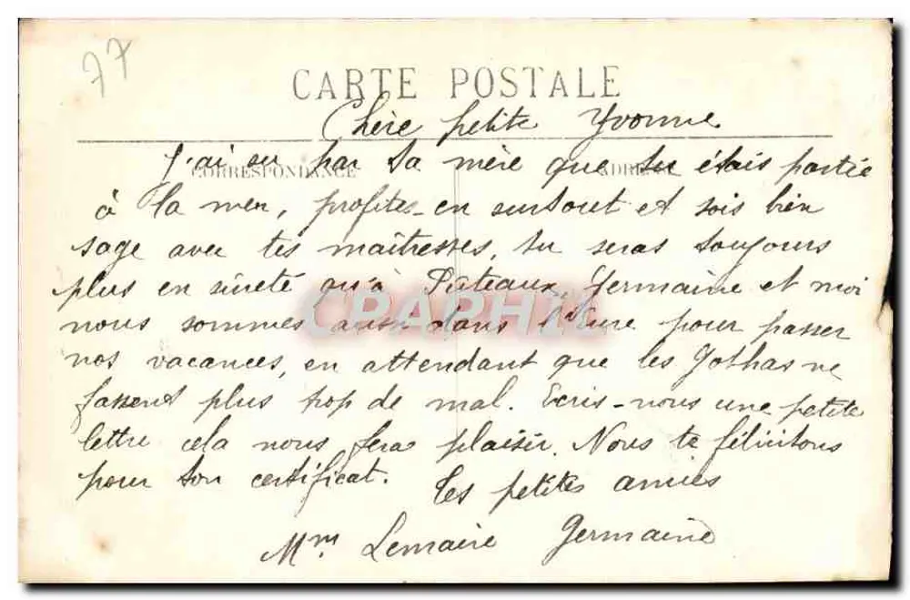 Conchès — Vue panoramique — éditeur imprimeur non identifié, n°6 - Verso