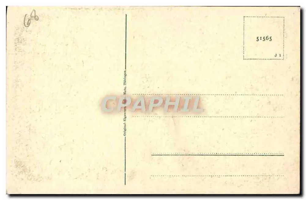 Colmar I. Els, Staubhaus — Casa do Dr. Staub — editor J. J. Tübingen - Verso