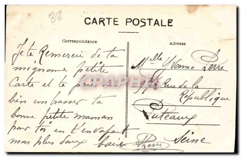 ÉPINAL — Promenade des Templiers und die Coteaux — Verlag: Typotype, Epinal - Rückseite