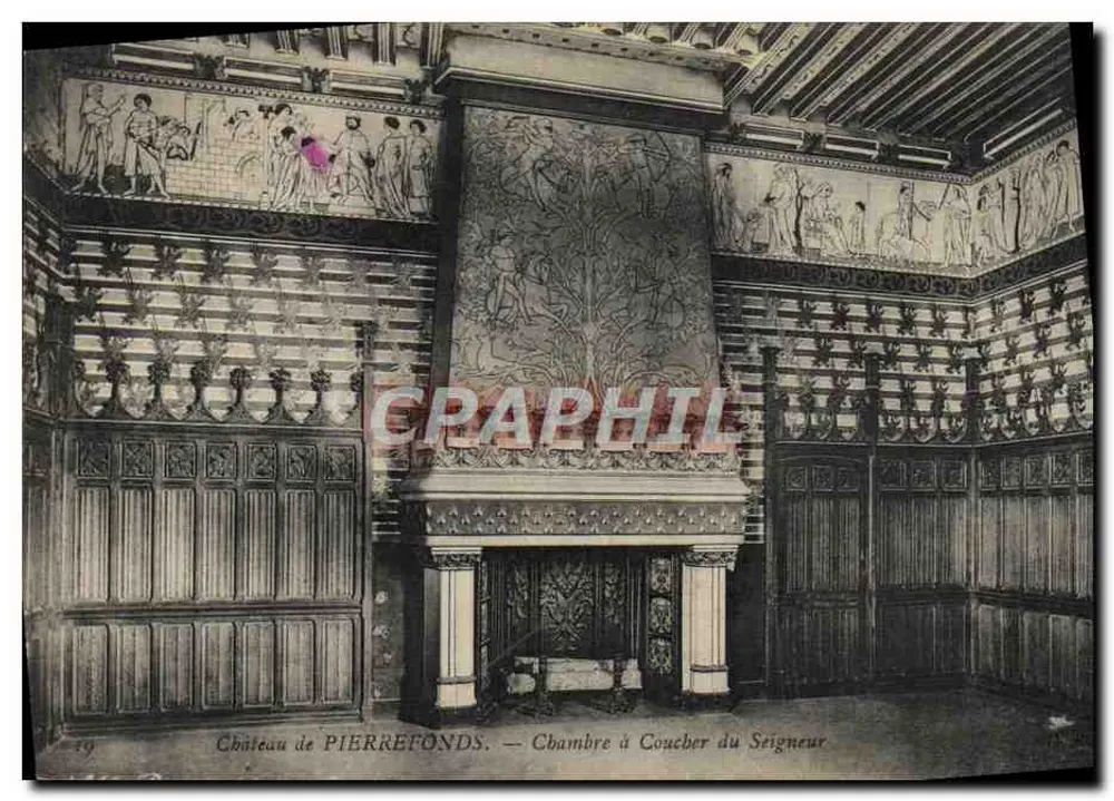 Schloss PIERREFONDS — Schlafzimmer des Lords - Vorderseite