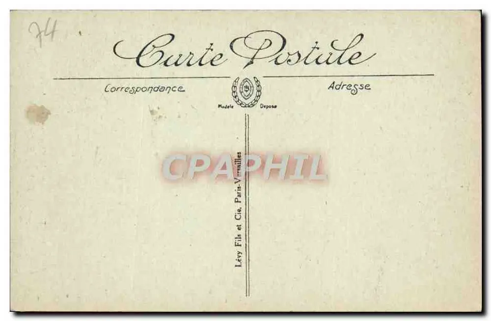 Chamonix - Abstieg vom Gipfel und das Observatorium Vallot — Lévy Fils et Cie, Paris-Vernièlles, n°242 - Rückseite