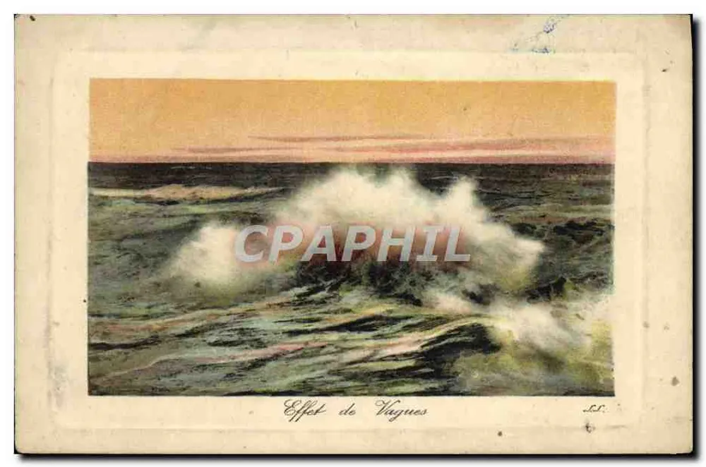 Efeito de Ondas — série 4012 — editor L.D. - Frente