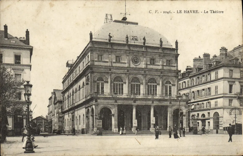 Le Havre — O Teatro — C. V. - 2046 - Frente