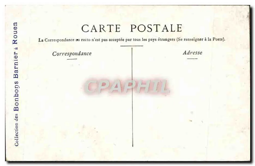 Estátua de Bernard de Jussieu — Faus — editor desconhecido - Verso