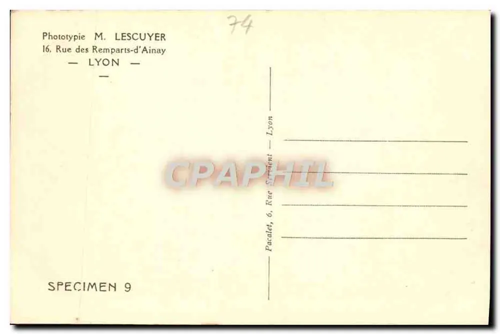 As Cornetas de Bise (alt. 2438 m.) — Haute-Savoie — P.L. n°15 - Verso