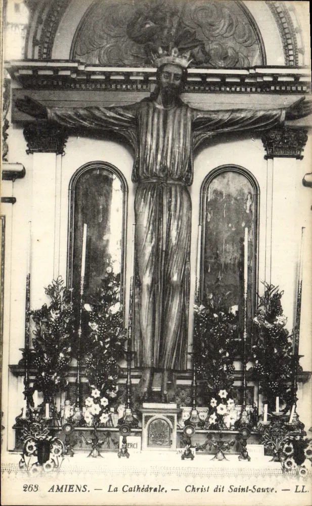 Amiens — Die Kathedrale — Christus genannt Saint-Sauve — LL. n° 263 - Vorderseite
